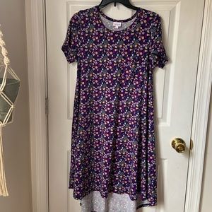 High low LuLaRoe purple dress